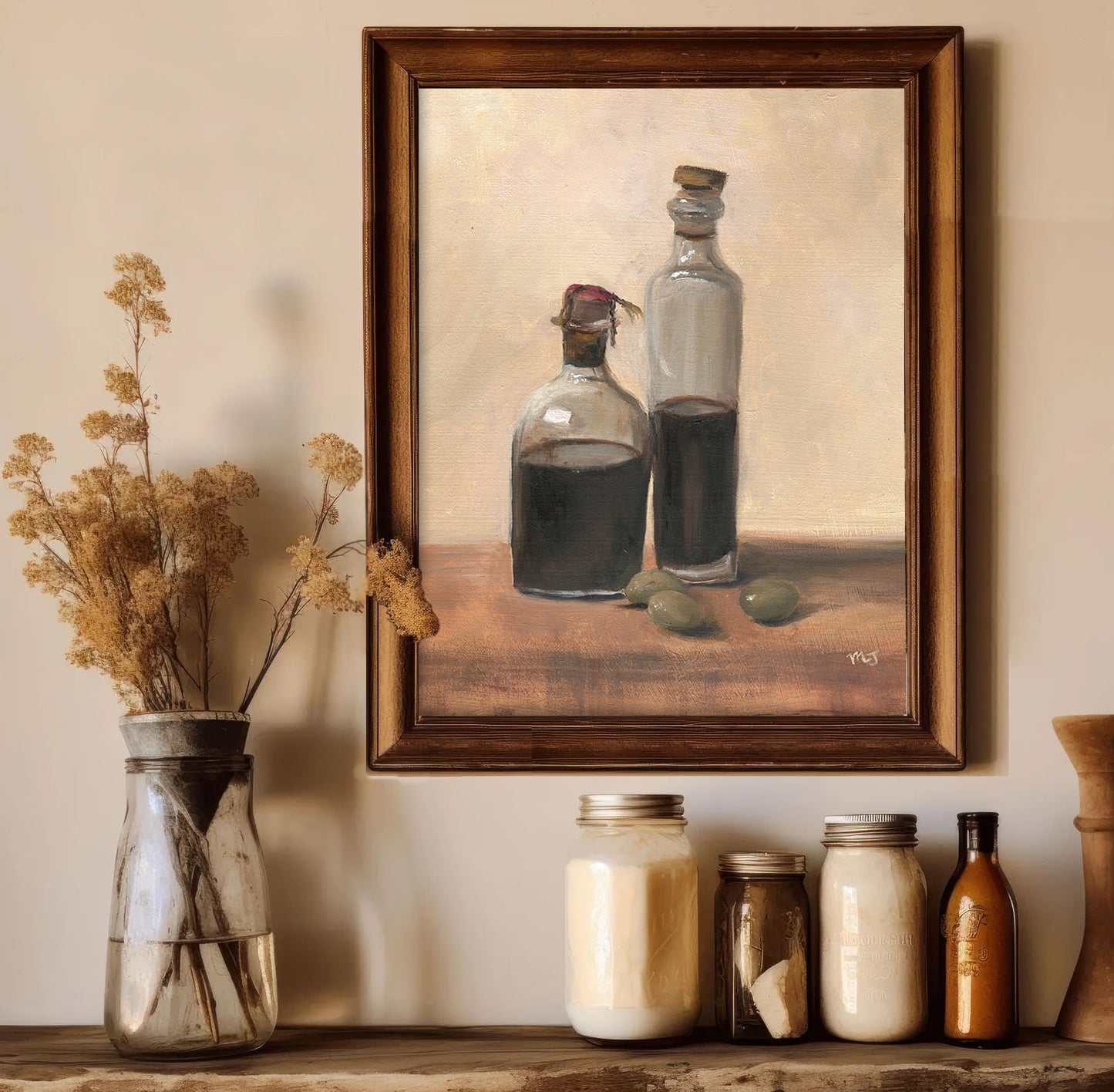 Provence Vinegars & Olives - Giclée Print