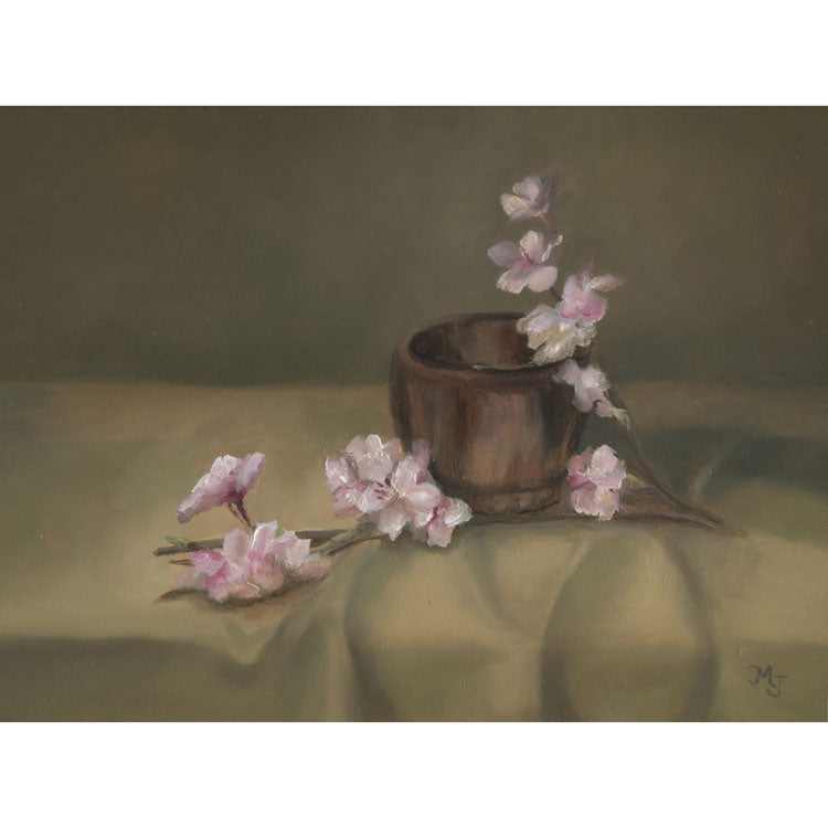 Empty Bowl with blossoms - Print