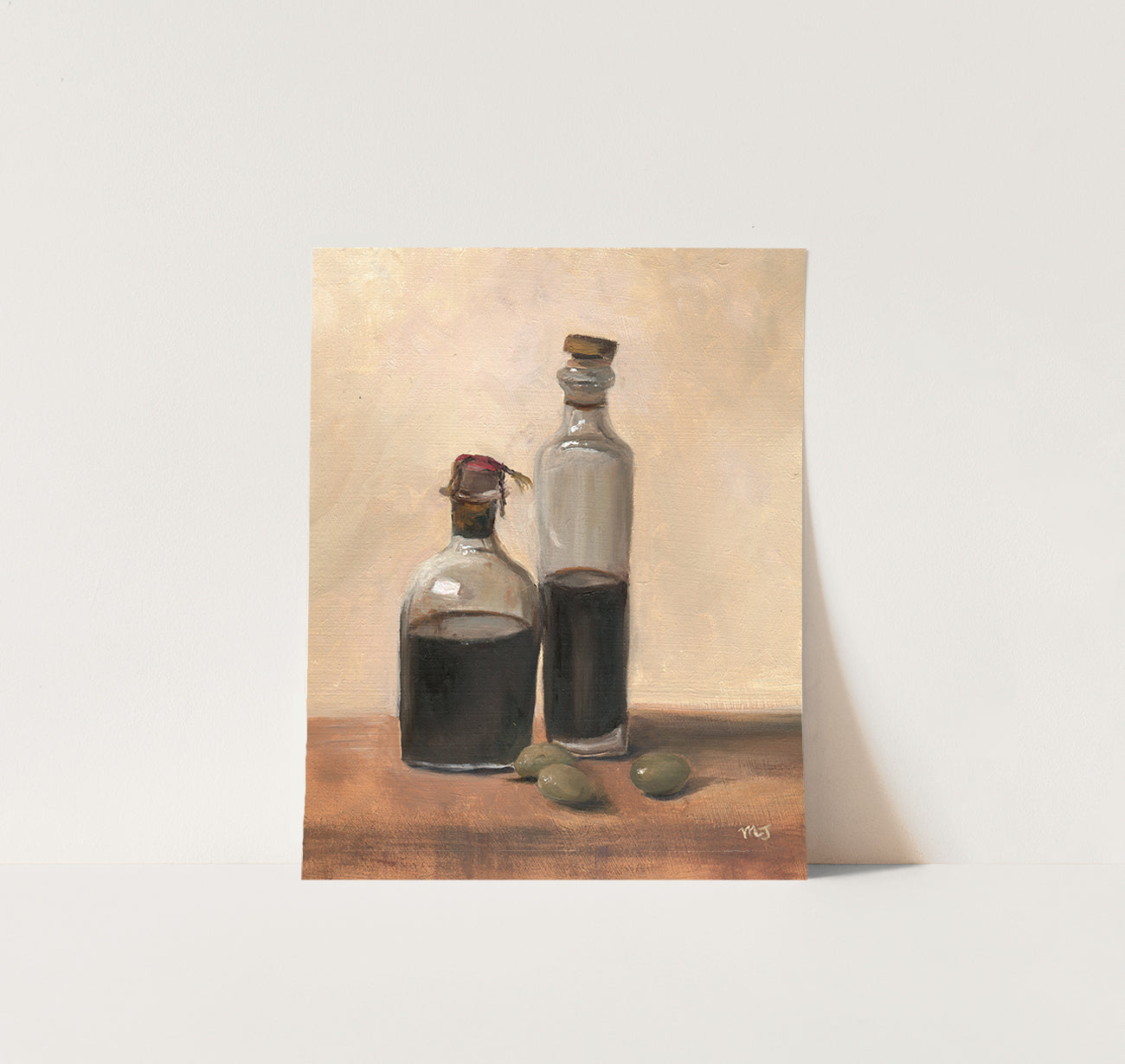 Provence Vinegars & Olives - Giclée Print