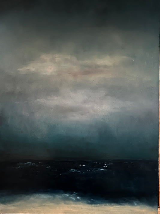 "Night Sea" Original Oil Painting