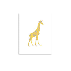 African Giraffe Art Print