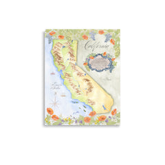 California Map Art Print