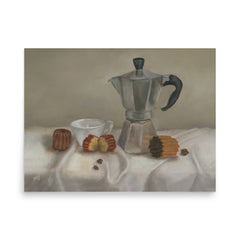 Breakfast with Canele Art Print