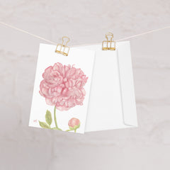 Peony Greeting card