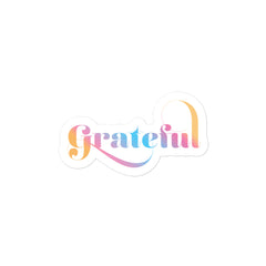 Grateful Bubble-free stickers