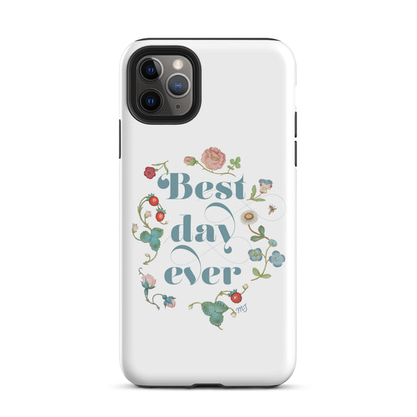 Best Day Ever Vintage Floral Tough Case for iPhone®