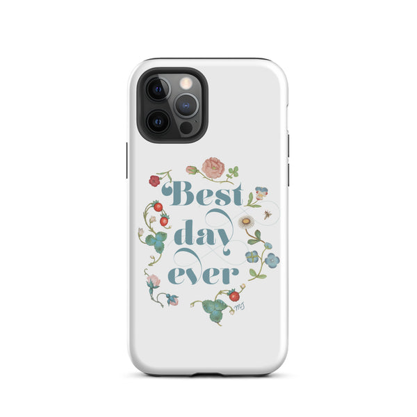 Best Day Ever Vintage Floral Tough Case for iPhone®