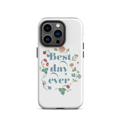 Best Day Ever Vintage Floral Tough Case for iPhone®