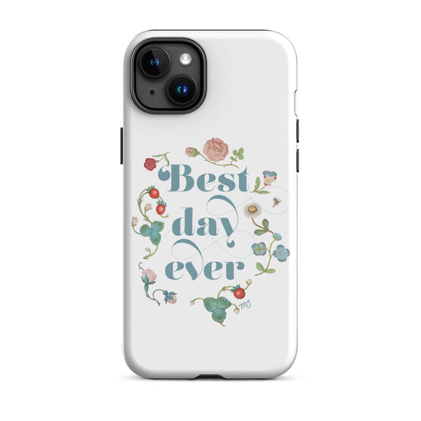 Best Day Ever Vintage Floral Tough Case for iPhone®