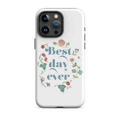 Best Day Ever Vintage Floral Tough Case for iPhone®