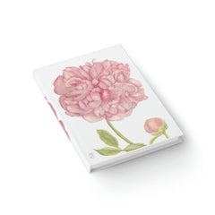 Peony - 5 x 7.25 inches. Ruled Line Journal