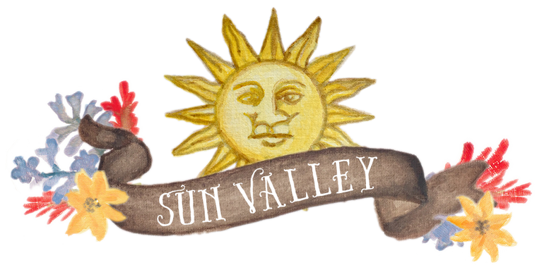 Sun Valley Banner Wildflowers downloadable artwork