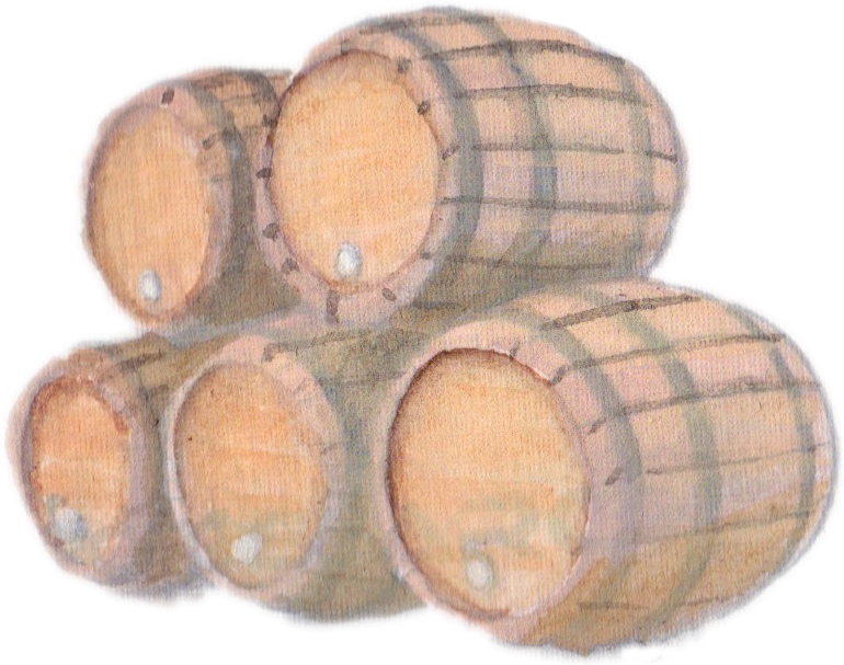 Wine Barrels downloadable artwork